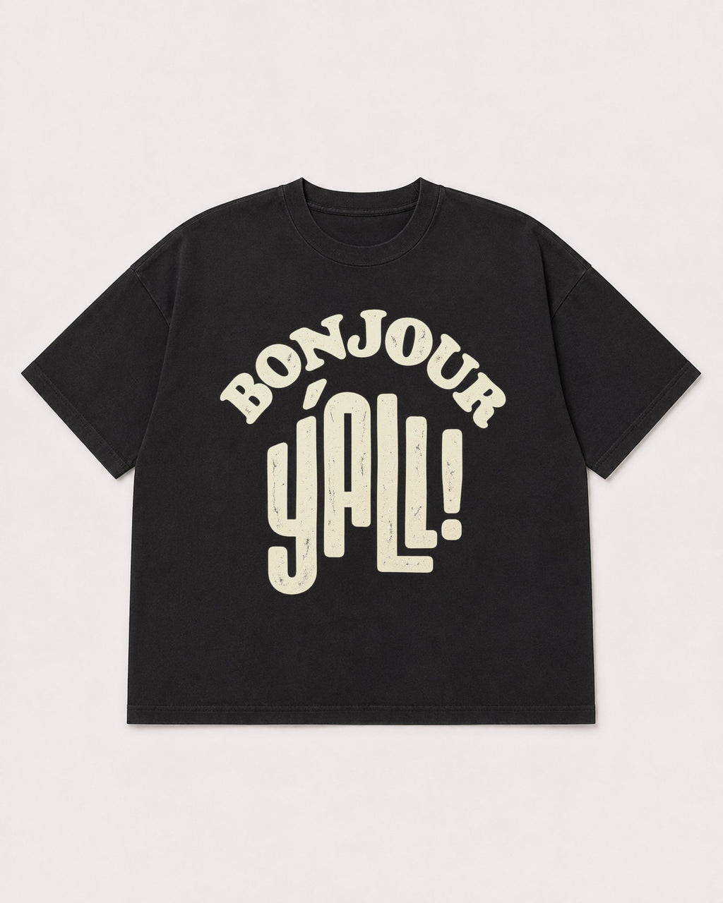 Mockup Boxy Heavyweight Tee Black product
