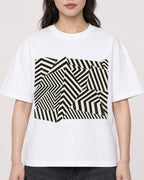 Mockup Boxy Heavyweight Tee White female close-up 03