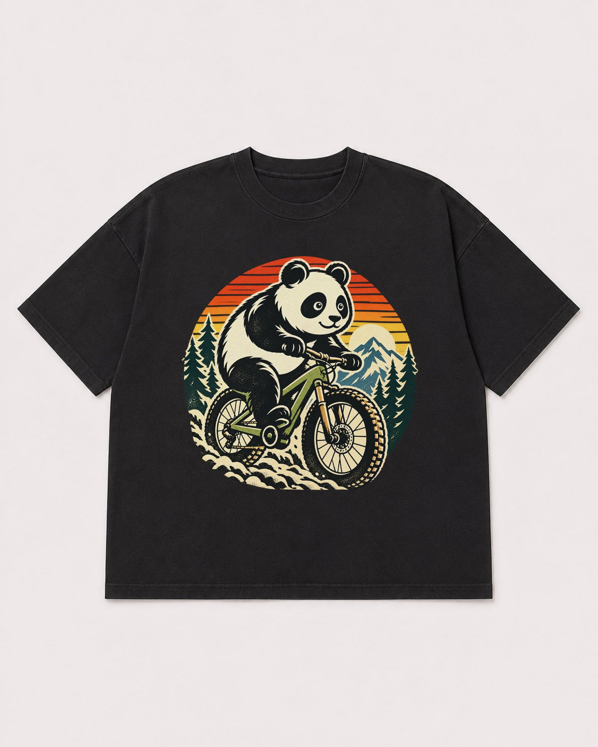 Mockup Boxy Heavyweight Tee Black product