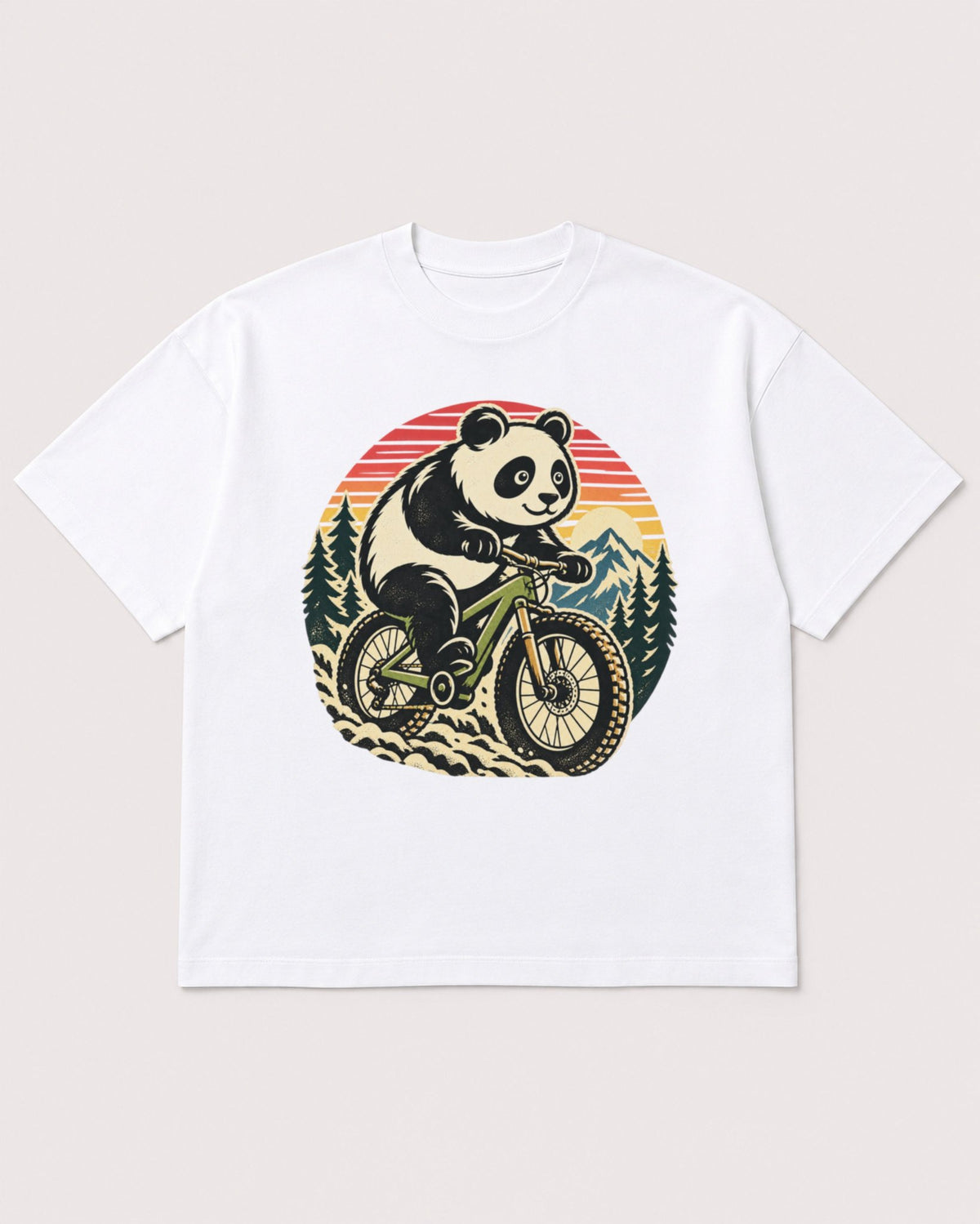 Mockup Boxy Heavyweight Tee White product
