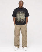 Mockup Boxy Heavyweight Tee Black male full-body 44