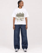 Mockup Boxy Heavyweight Tee White female full-body 44