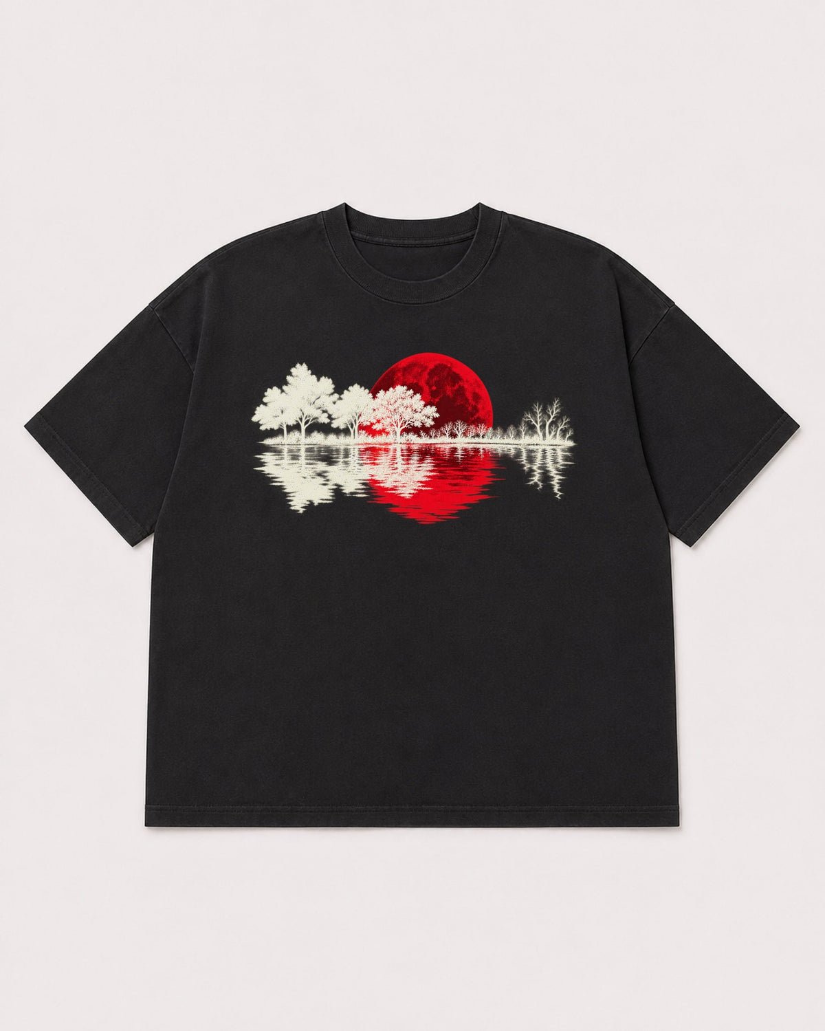 Mockup Boxy Heavyweight Tee Black product