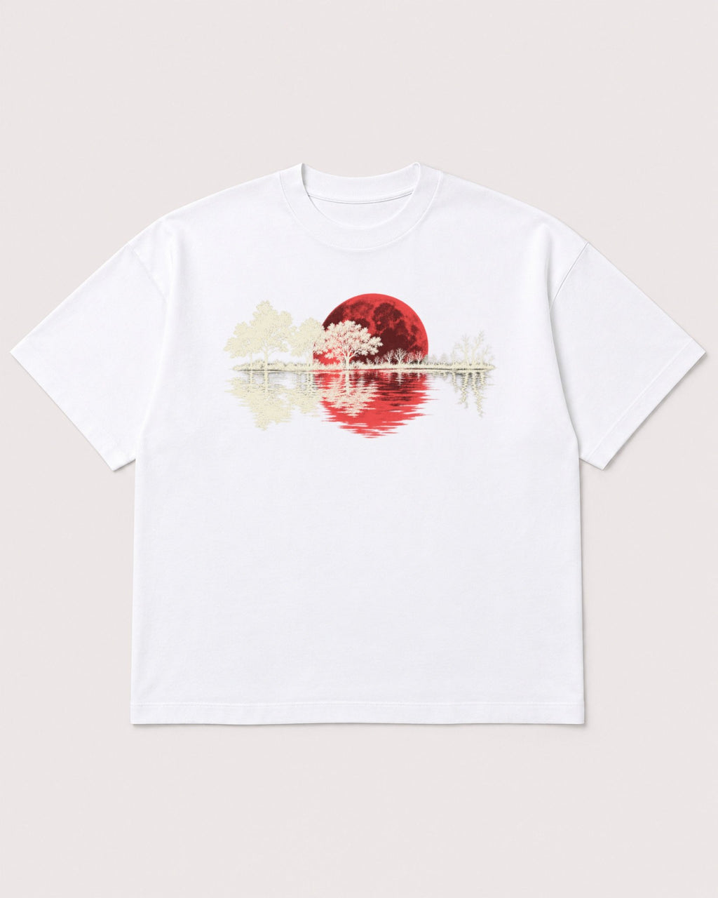 Mockup Boxy Heavyweight Tee White product