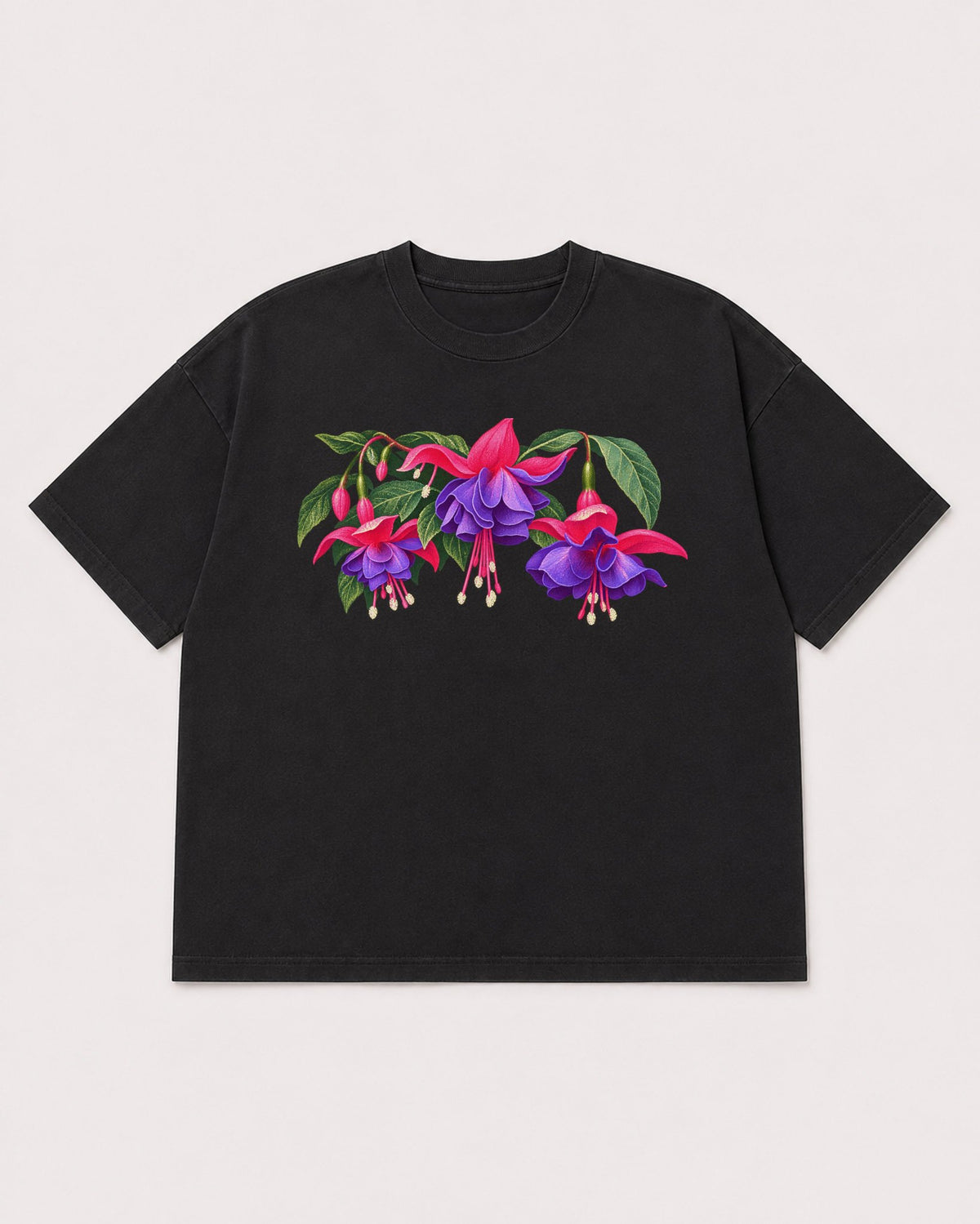 Mockup Boxy Heavyweight Tee Black product