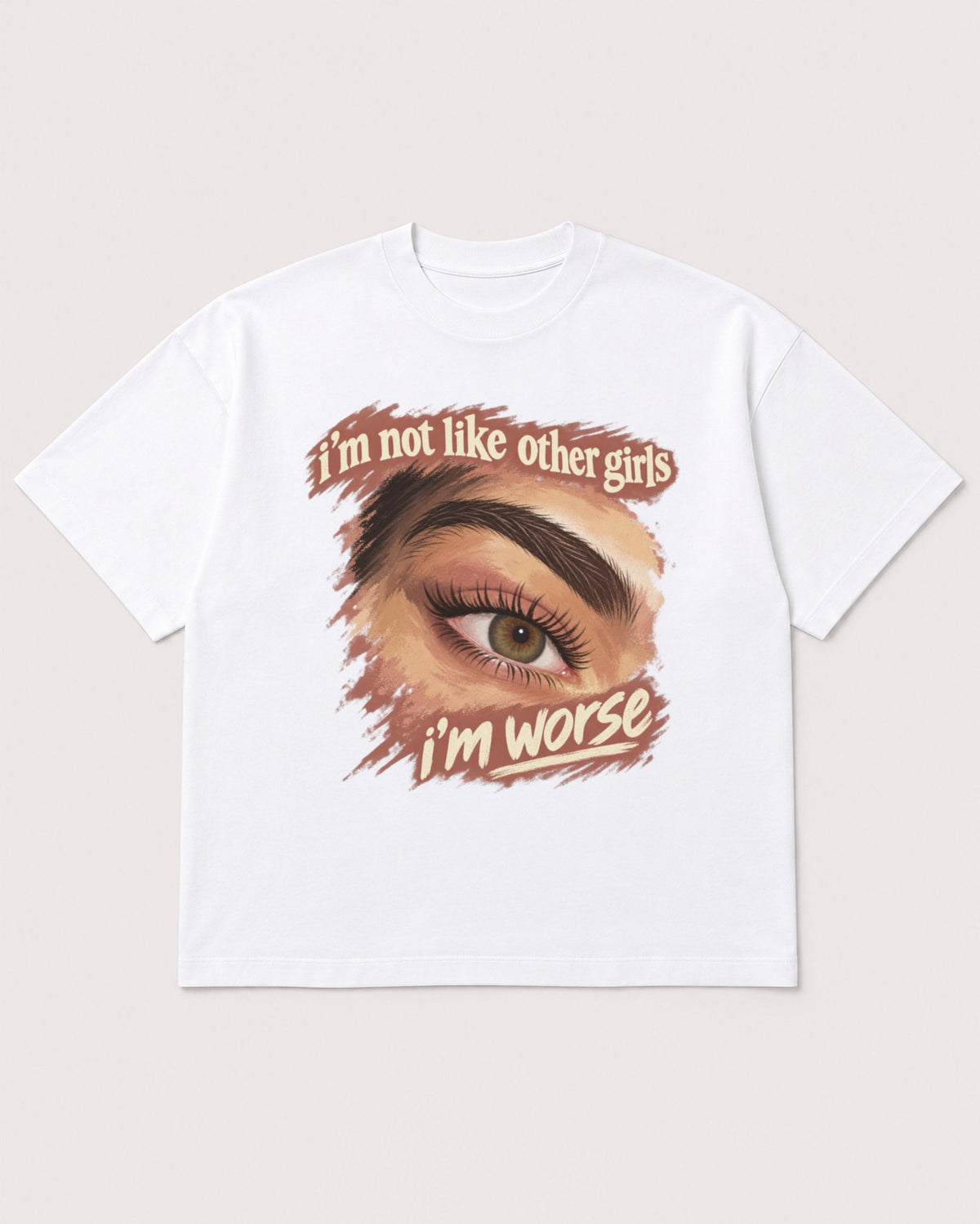 Mockup Boxy Heavyweight Tee White product