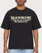 Mockup Boxy Heavyweight Tee Black male close-up 05