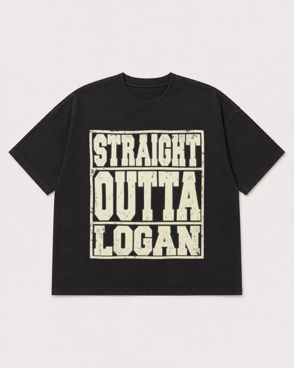 Mockup Boxy Heavyweight Tee Black product
