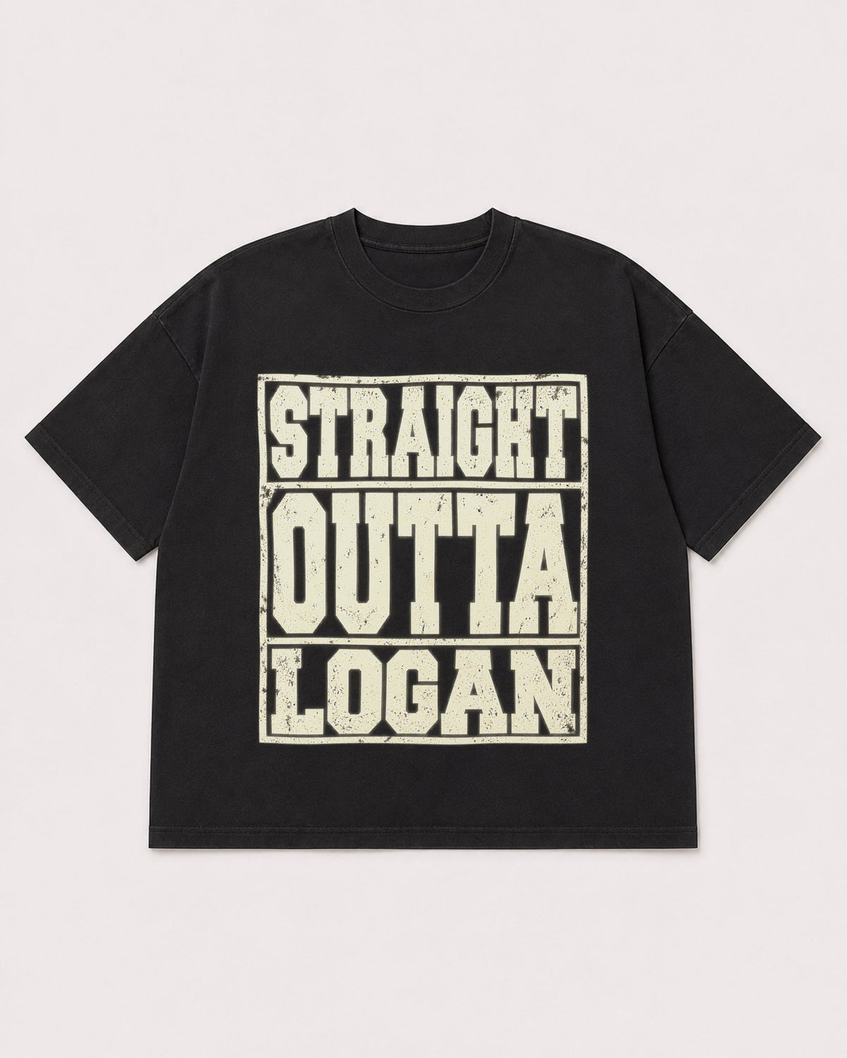 Mockup Boxy Heavyweight Tee Black product