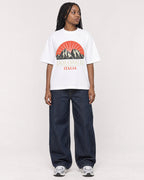 Mockup Boxy Heavyweight Tee White female full-body 04