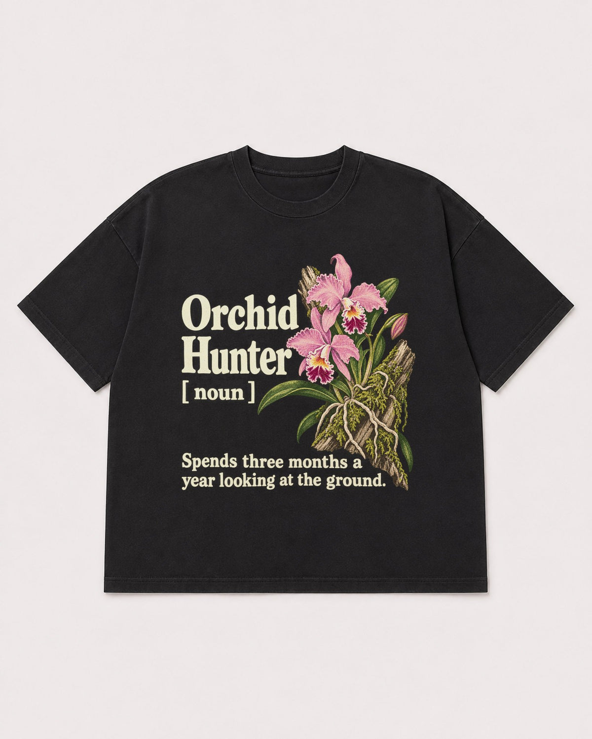 Mockup Boxy Heavyweight Tee Black product