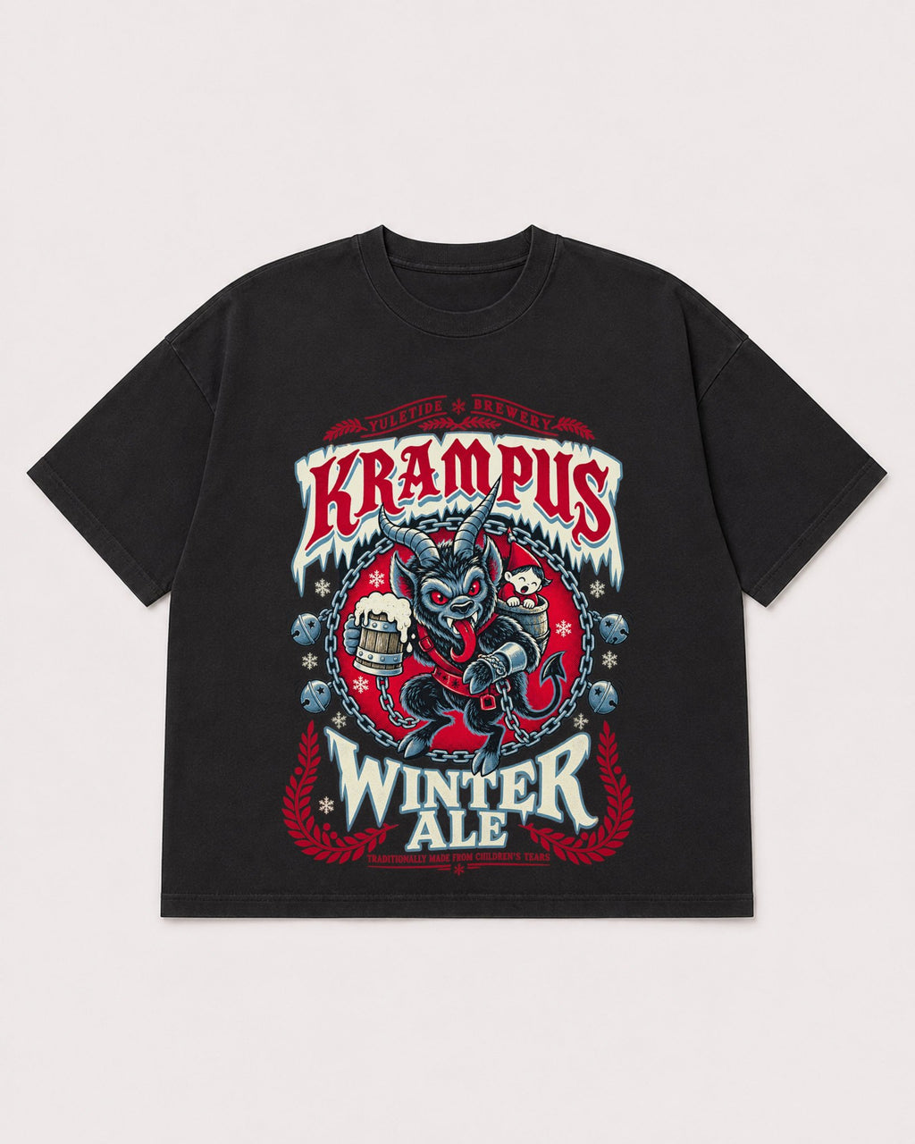 Mockup Boxy Heavyweight Tee Black product