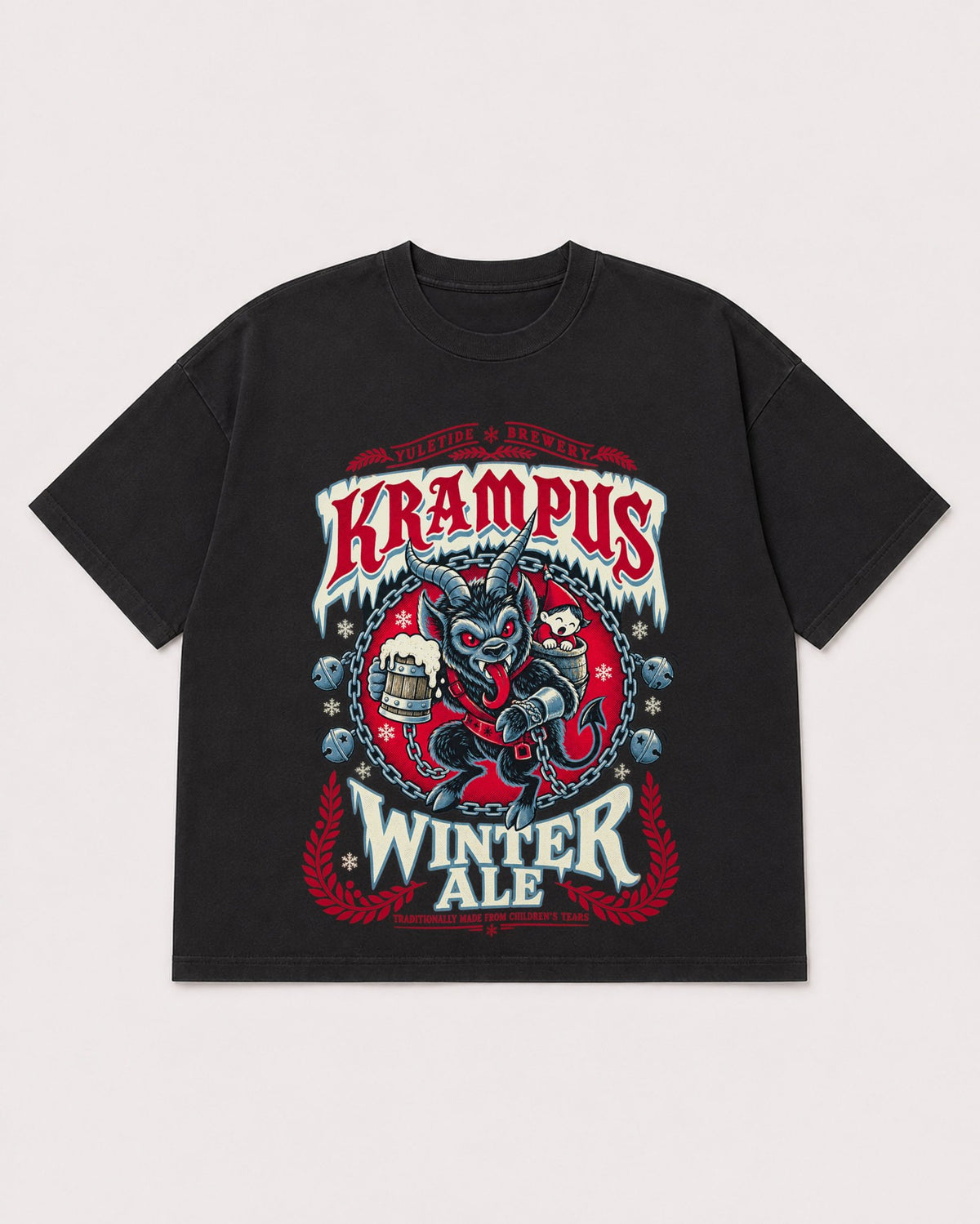 Mockup Boxy Heavyweight Tee Black product