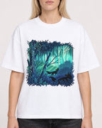 Mockup Boxy Heavyweight Tee White female close-up 08