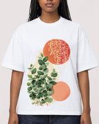 Mockup Boxy Heavyweight Tee White female close-up 04
