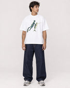 Mockup Boxy Heavyweight Tee White male full-body 06