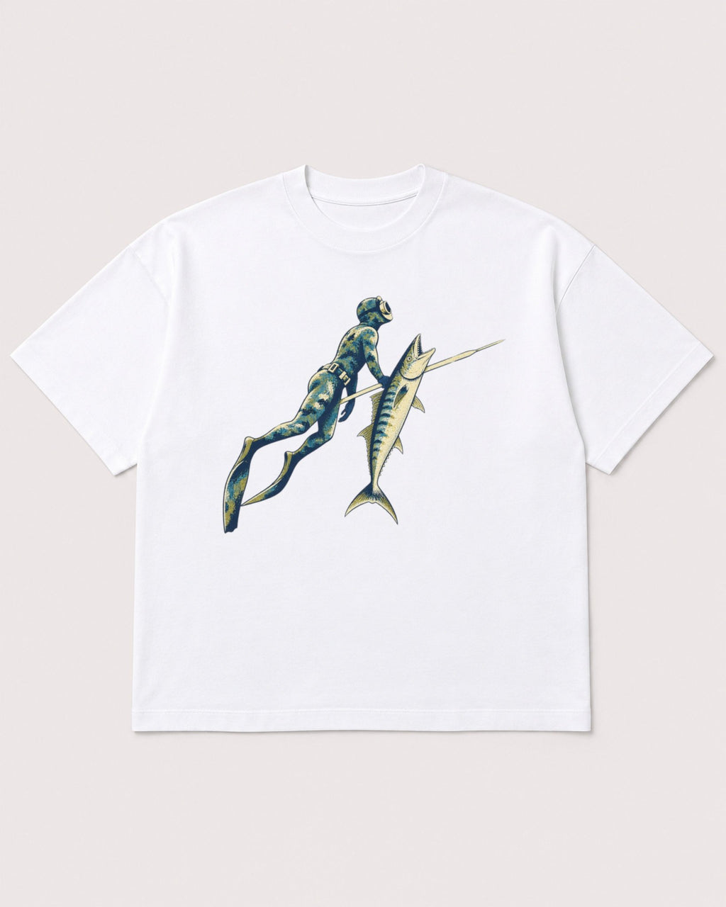 Mockup Boxy Heavyweight Tee White product