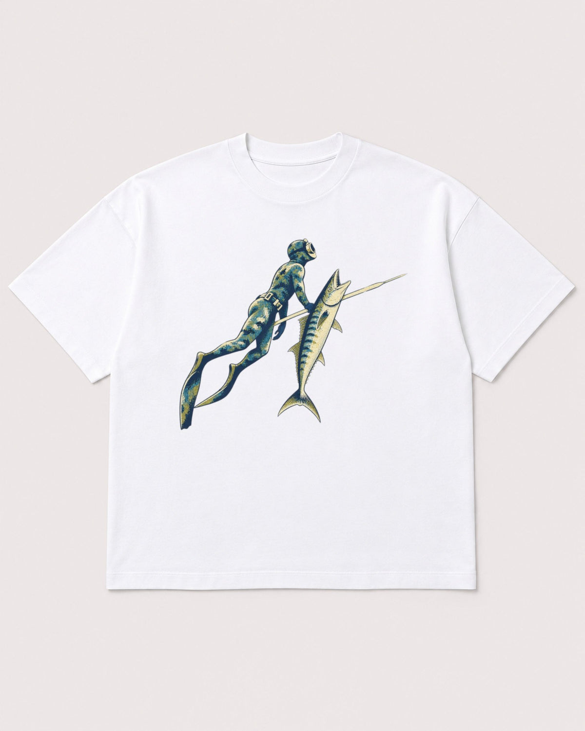 Mockup Boxy Heavyweight Tee White product