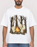 Mockup Boxy Heavyweight Tee White male close-up 07