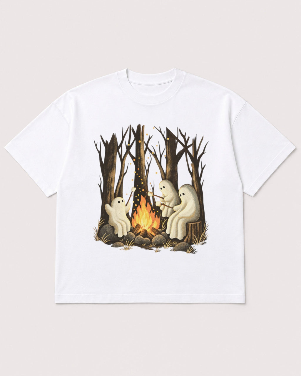 Mockup Boxy Heavyweight Tee White product