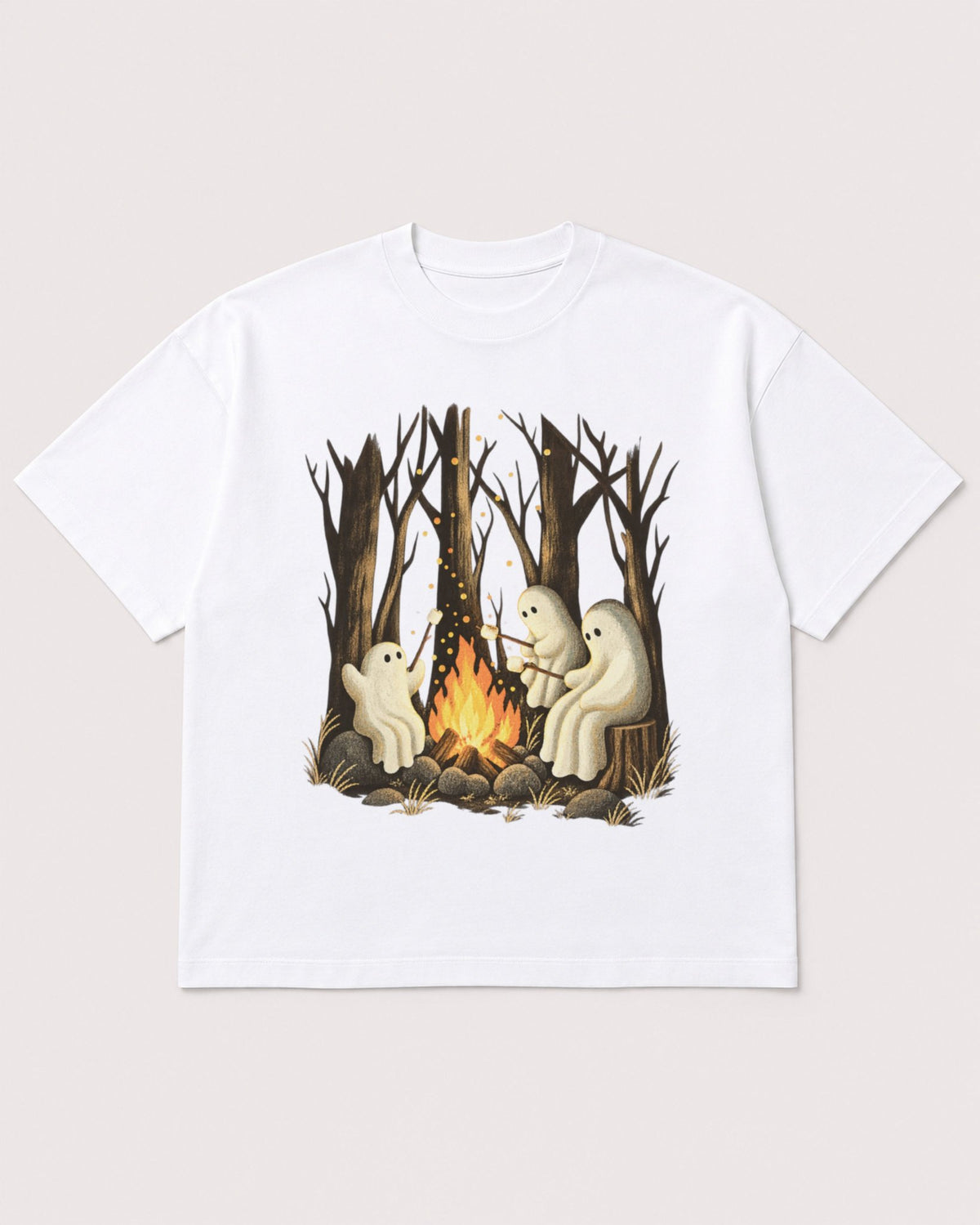 Mockup Boxy Heavyweight Tee White product