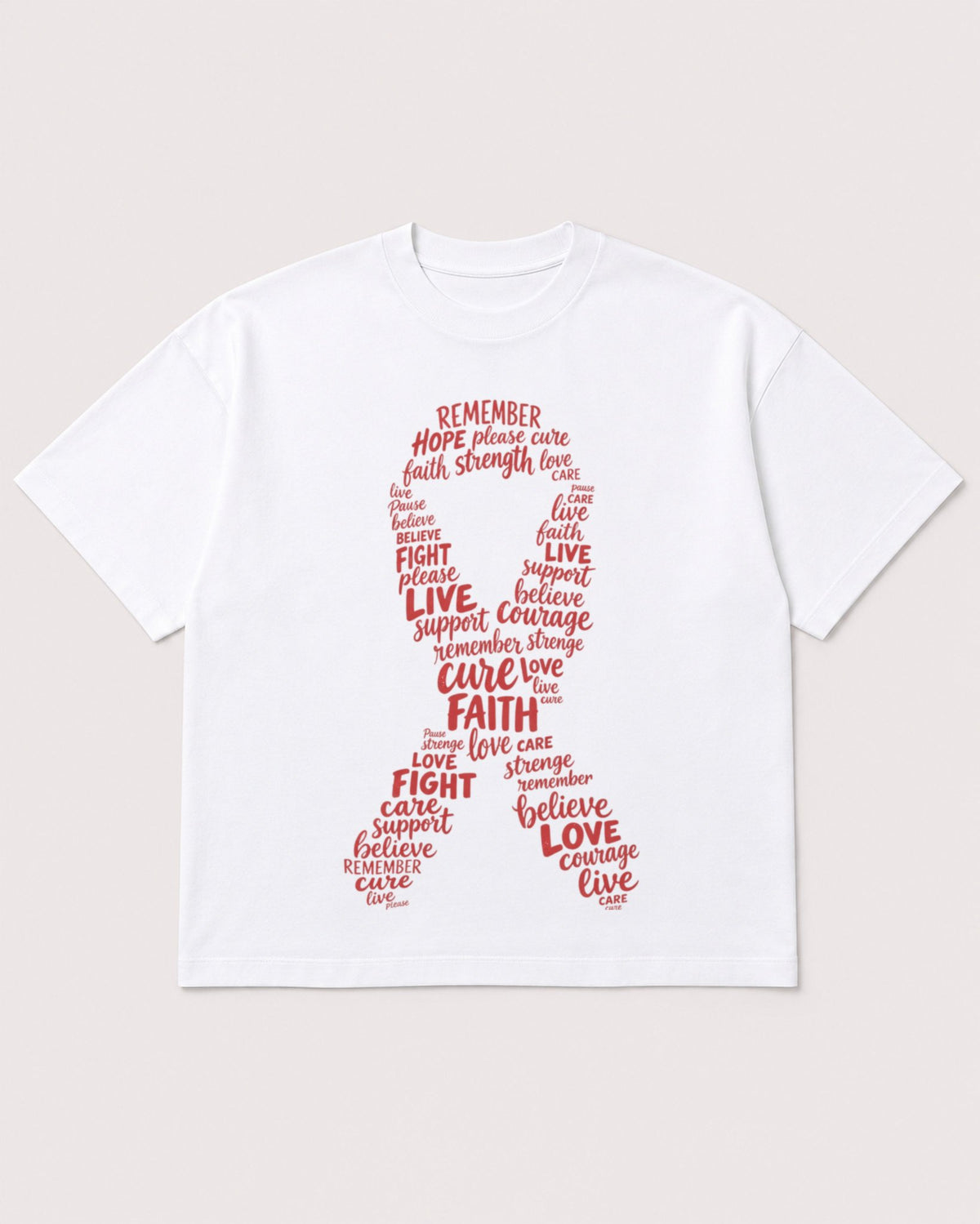 Mockup Boxy Heavyweight Tee White product