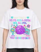 Mockup Boxy Heavyweight Tee White female close-up 13