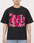 Mockup Boxy Heavyweight Tee Black male close-up 01