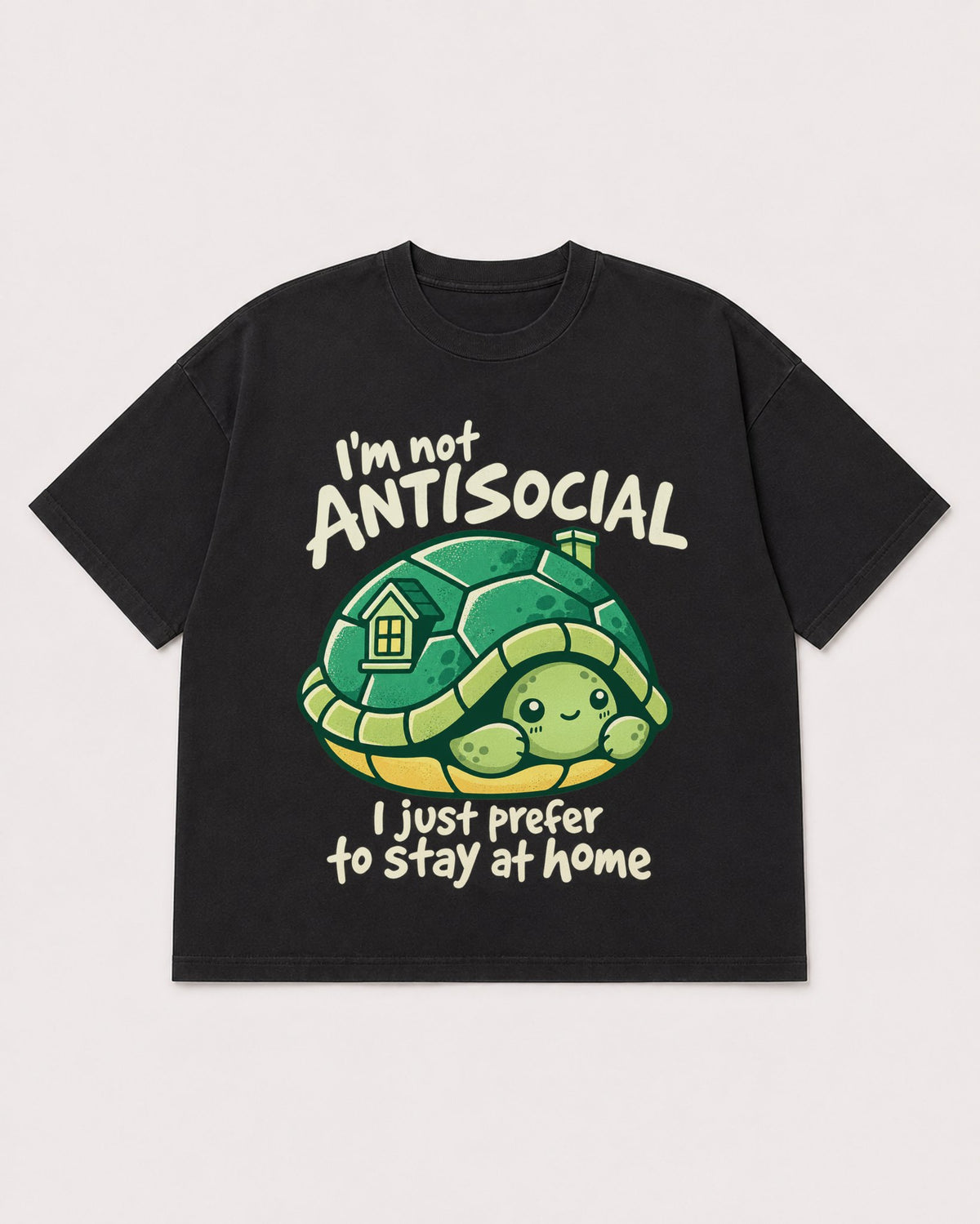 Mockup Boxy Heavyweight Tee Black product