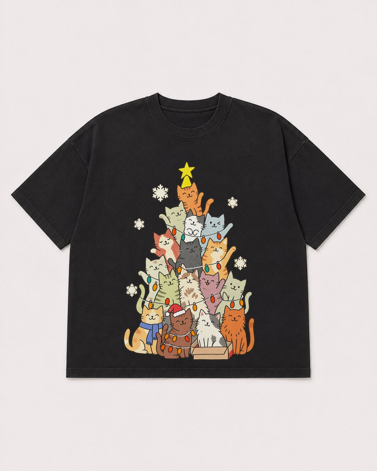 Mockup Boxy Heavyweight Tee Black product