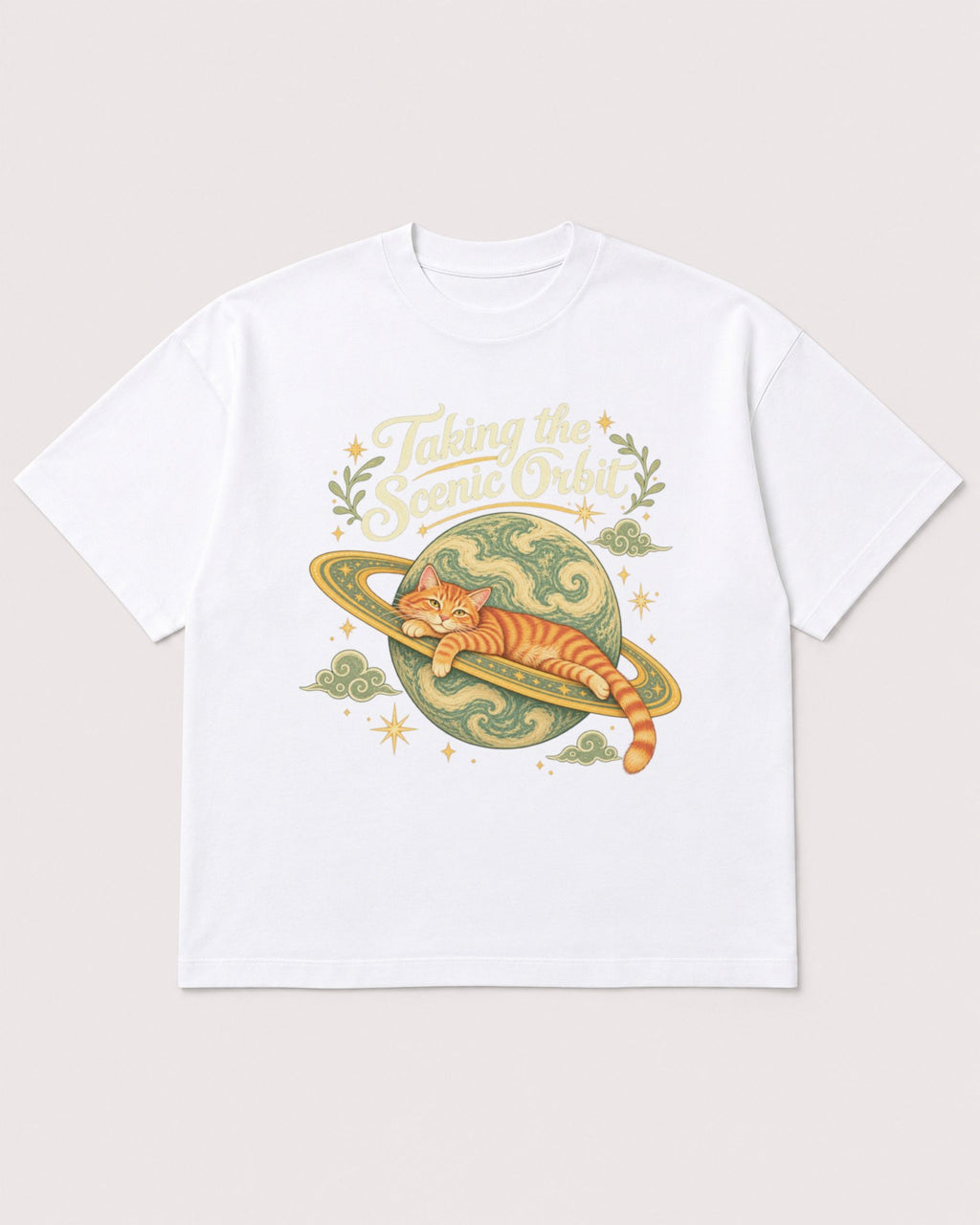 Mockup Boxy Heavyweight Tee White product
