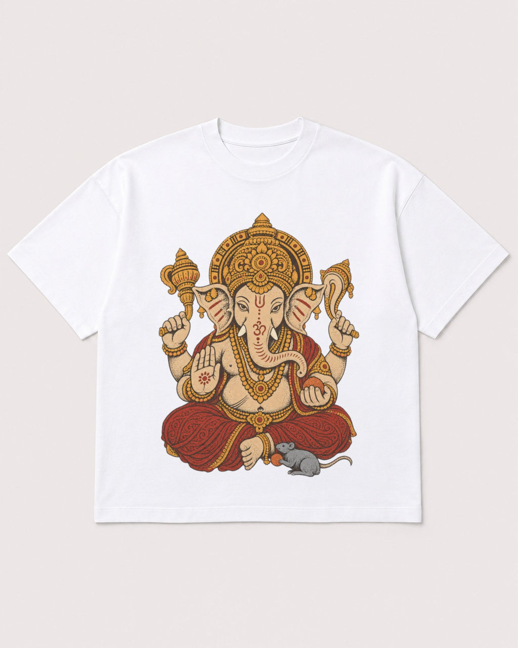 Mockup Boxy Heavyweight Tee White product
