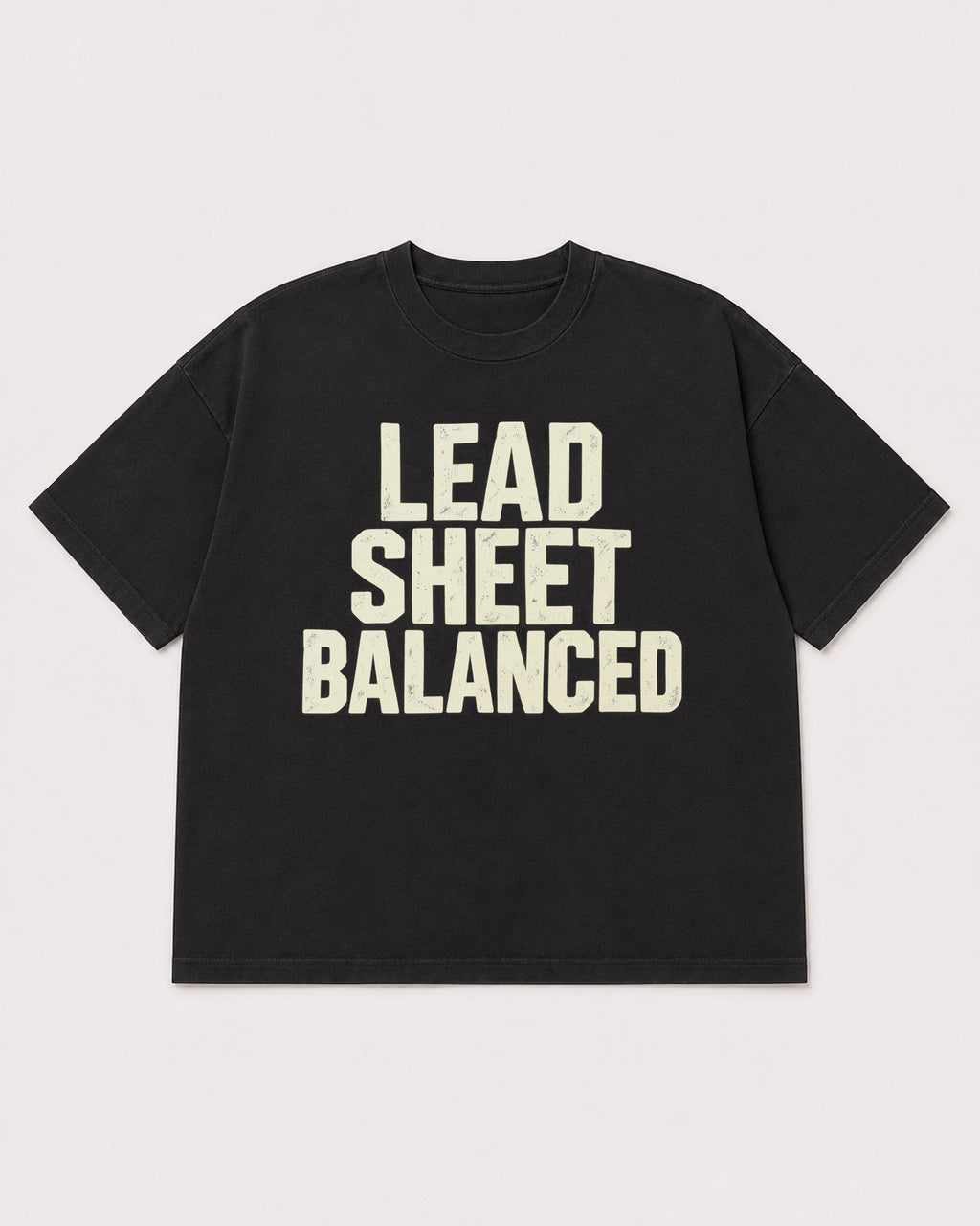 Mockup Boxy Heavyweight Tee Black product