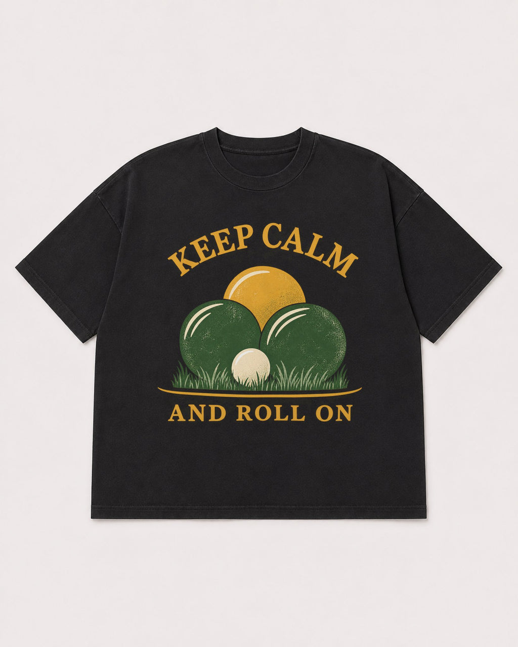 Mockup Boxy Heavyweight Tee Black product