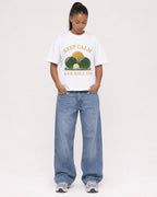 Mockup Boxy Heavyweight Tee White female full-body 25