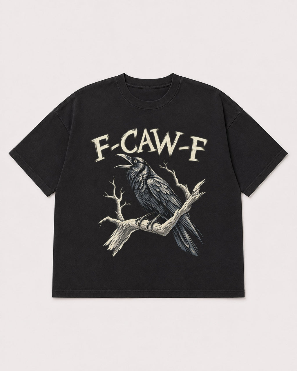 Mockup Boxy Heavyweight Tee Black product