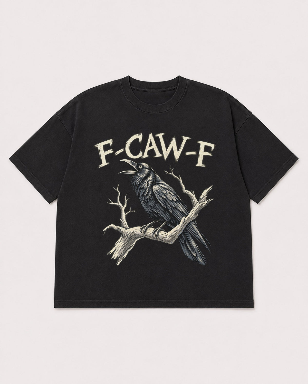 Mockup Boxy Heavyweight Tee Black product