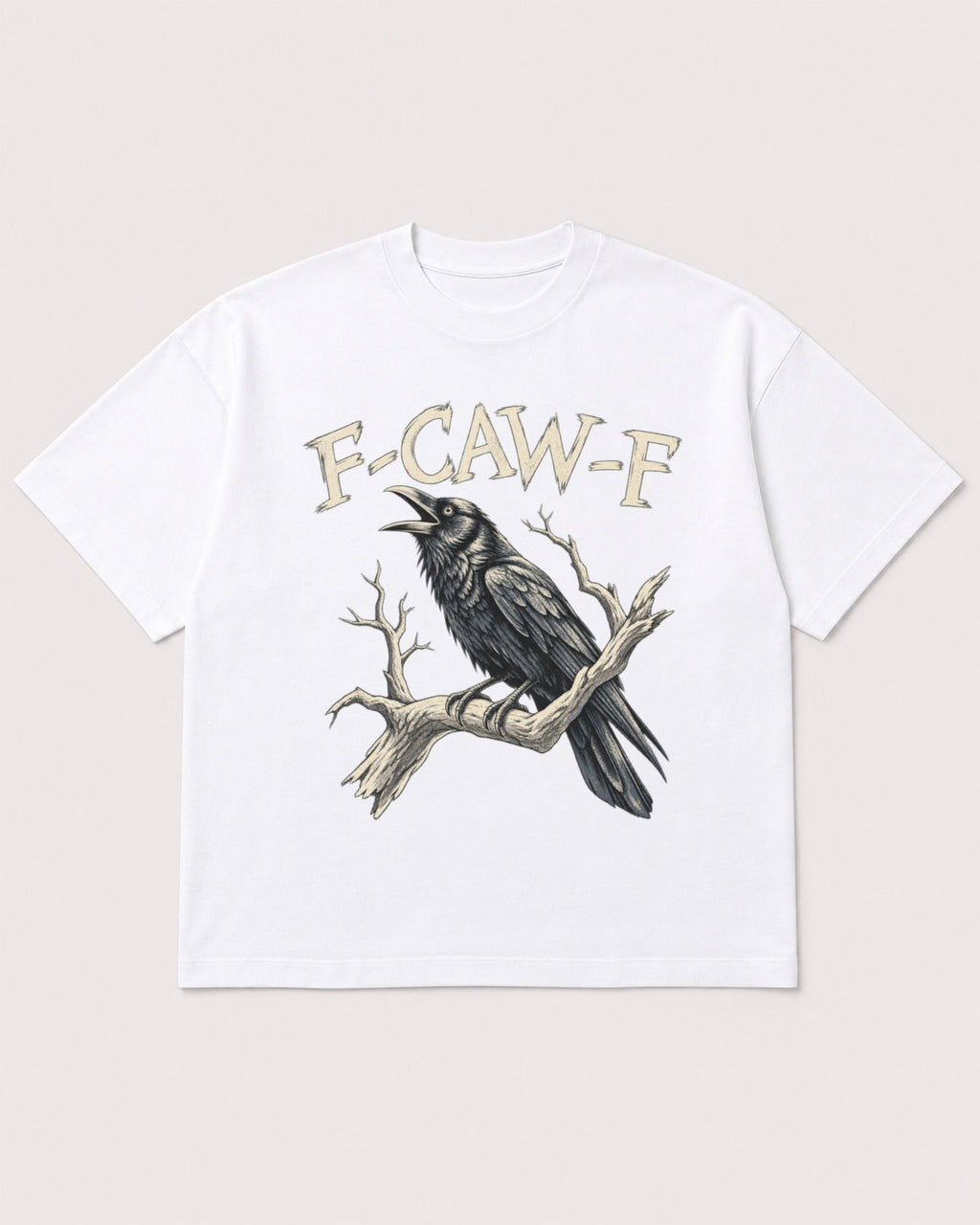 Mockup Boxy Heavyweight Tee White product
