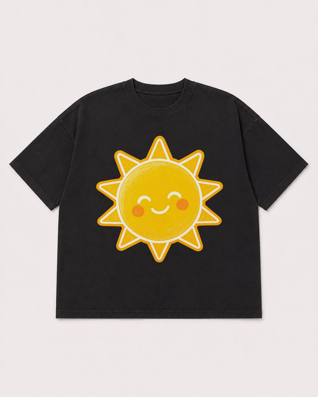 Mockup Boxy Heavyweight Tee Black product