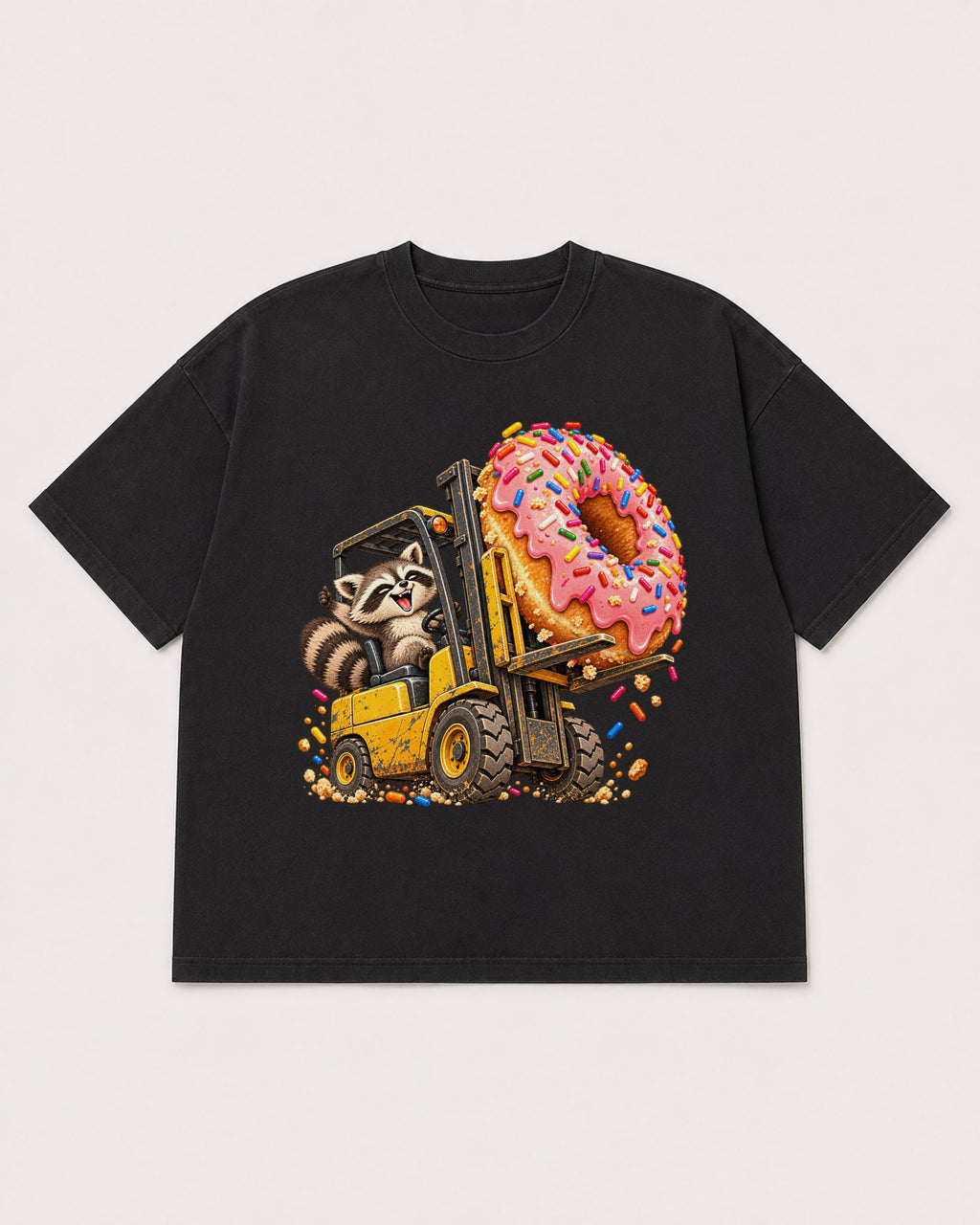 Mockup Boxy Heavyweight Tee Black product