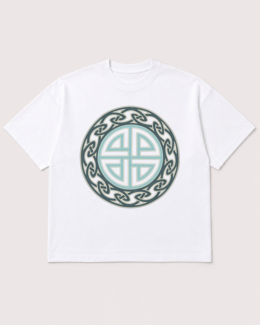 Mockup Boxy Heavyweight Tee White product
