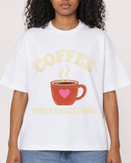 Mockup Boxy Heavyweight Tee White female close-up 05