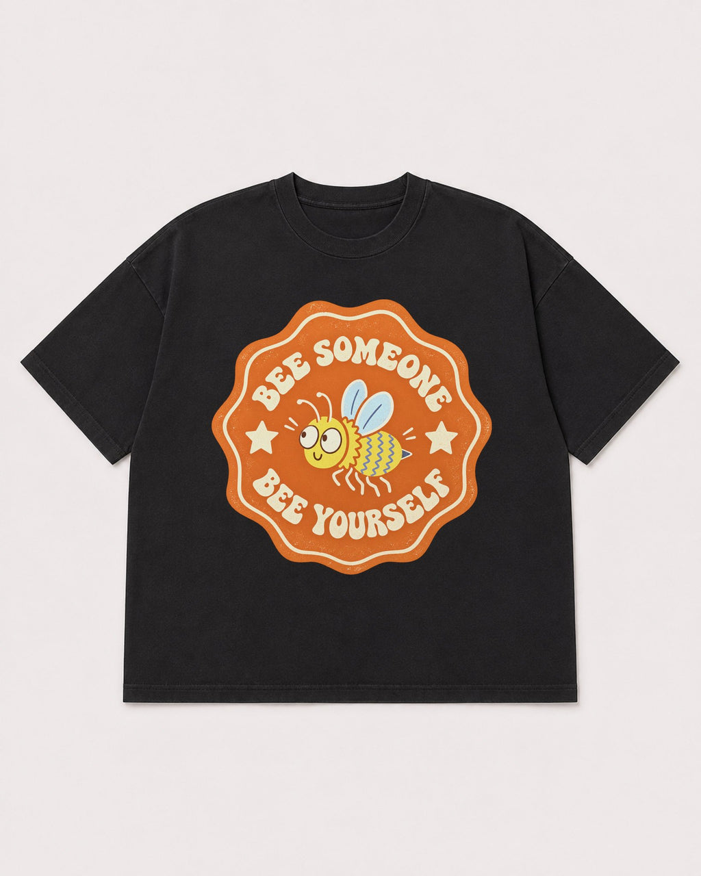 Mockup Boxy Heavyweight Tee Black product