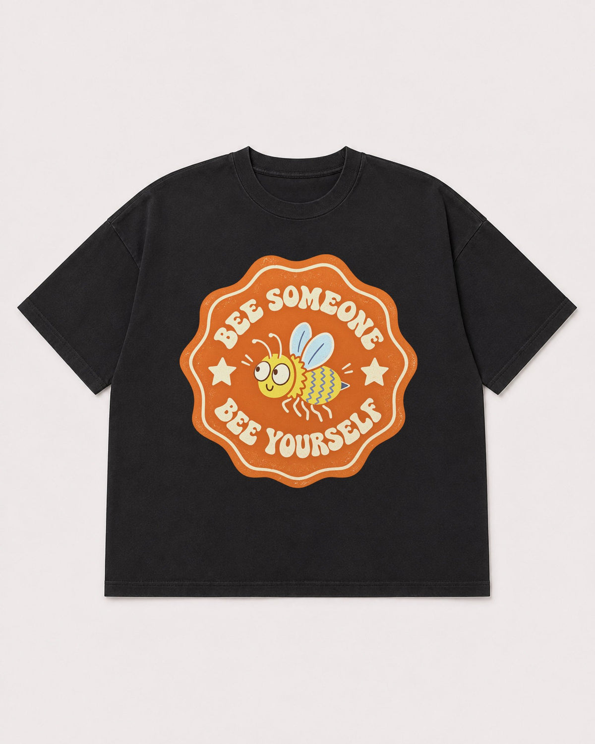 Mockup Boxy Heavyweight Tee Black product