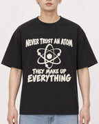 Mockup Boxy Heavyweight Tee Black male close-up 01