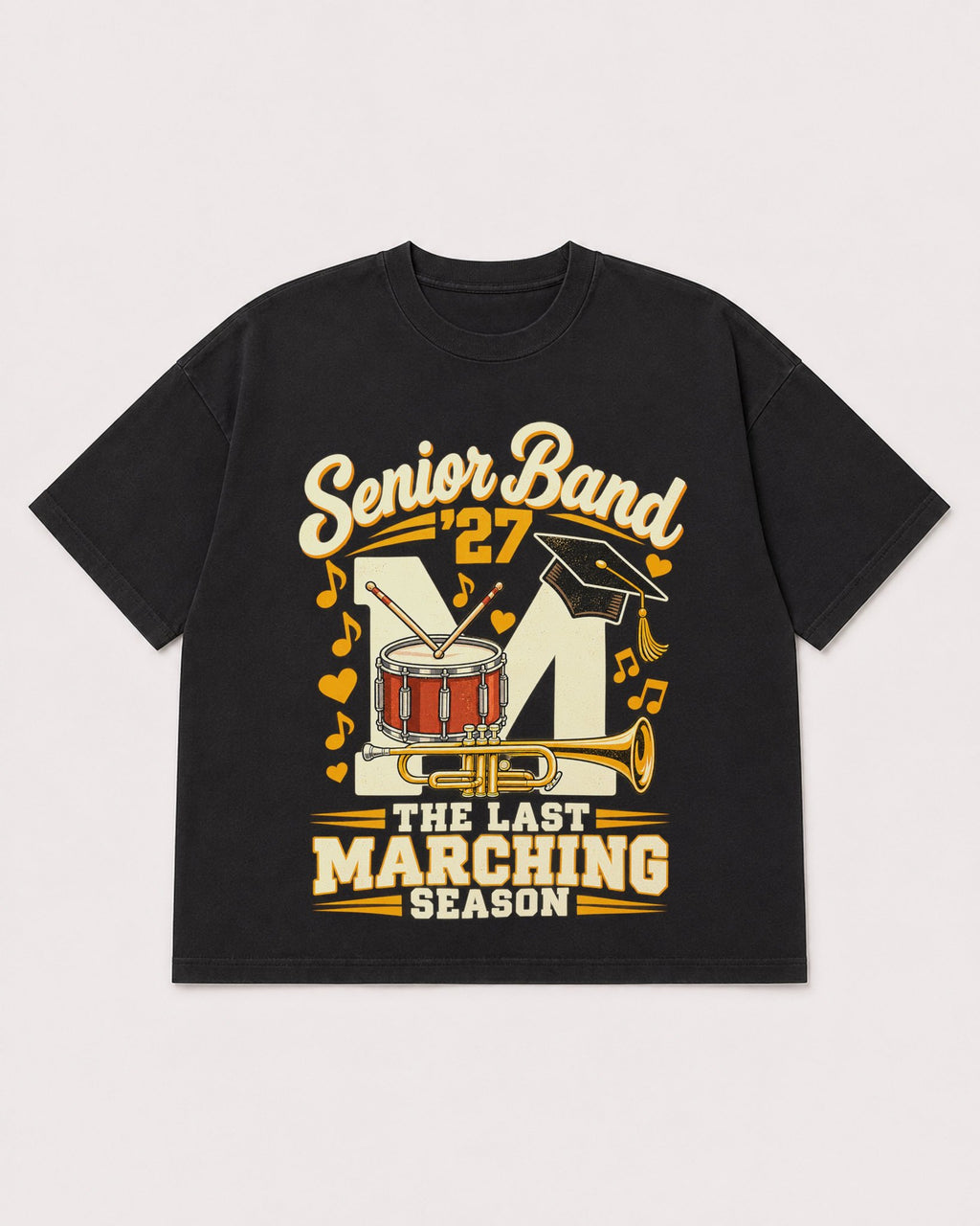 Mockup Boxy Heavyweight Tee Black product