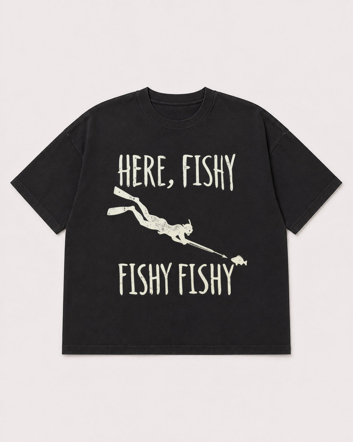 Mockup Boxy Heavyweight Tee Black product