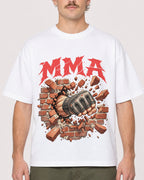 Mockup Boxy Heavyweight Tee White male close-up 19