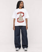 Mockup Boxy Heavyweight Tee White female full-body 04