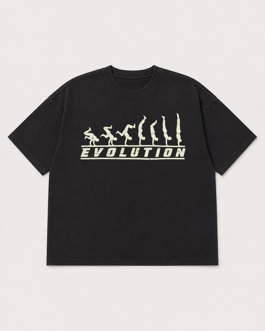 Mockup Boxy Heavyweight Tee Black product